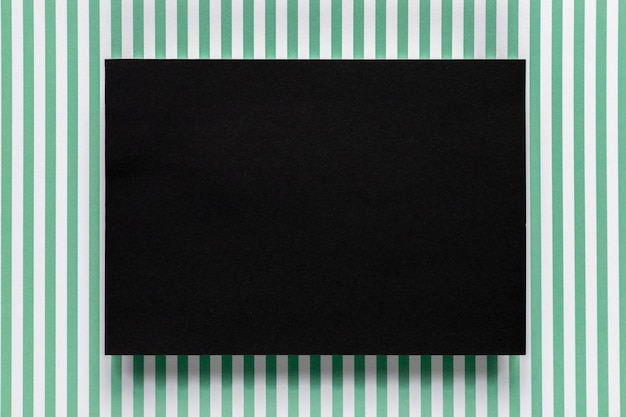 Black cardboard with stripped background