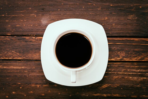 Black coffee cup