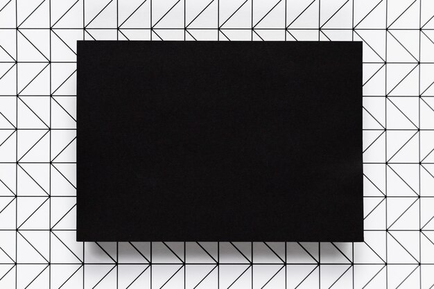 Черная элегантная рамка с рисунком фона