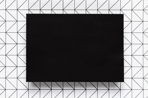 Black elegant frame with pattern background