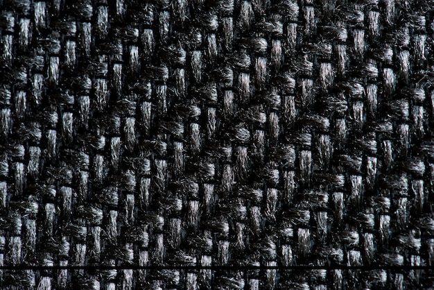 Free photo black fabric closeup