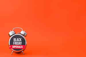 Free photo black friday alarm