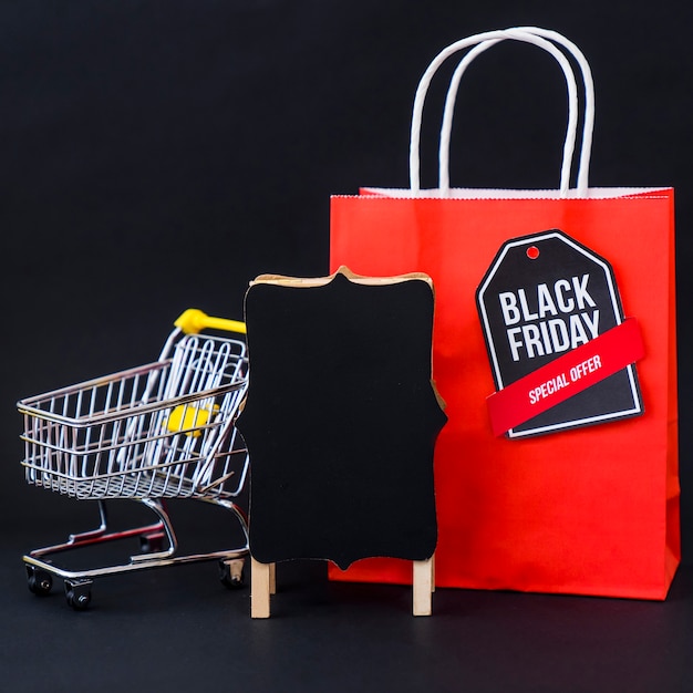 Free photo black friday composition