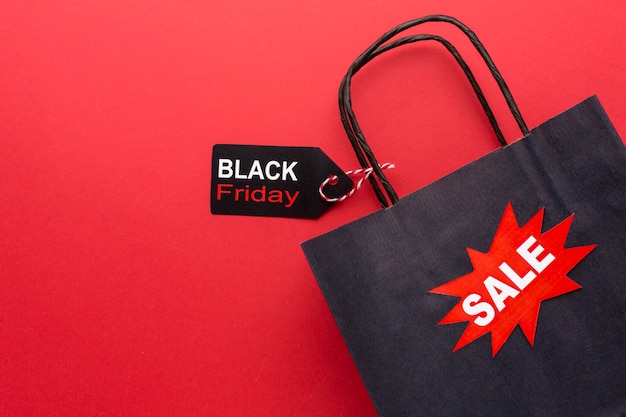 Free photo black friday sales assortment with copy space