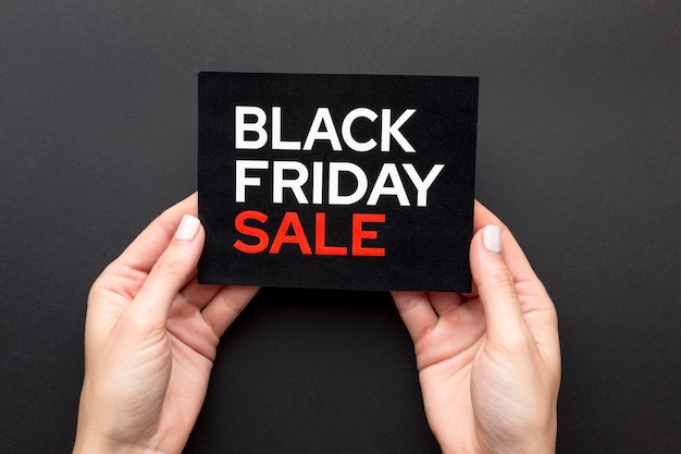 Foto gratuita assortimento di vendita del black friday