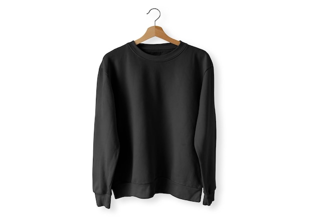 블랙 프론트 스웨터