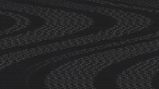 Black Glitch Digital Noise Effect Texture Background