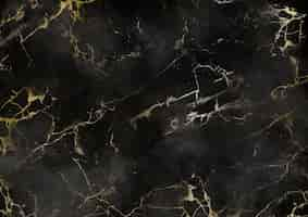 Free photo black and gold marble texture