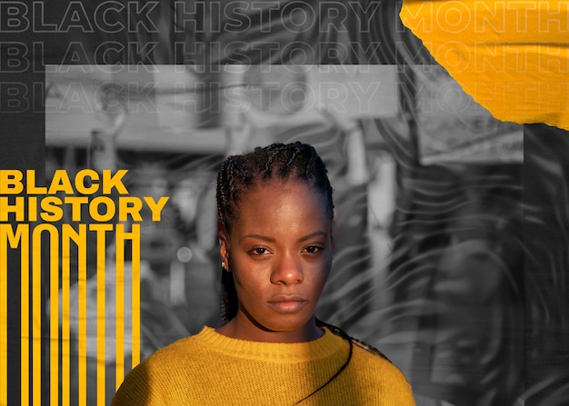 Free photo black history month collage