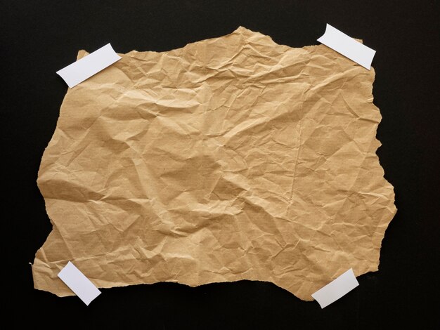 Black lives matter movement wrinkled paper