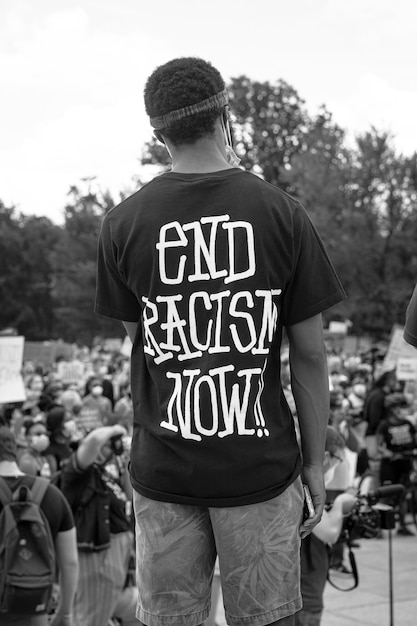 Free photo black lives matter shirt