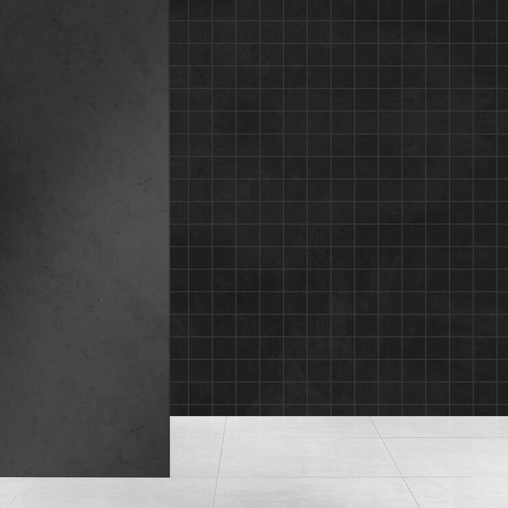 Free Photo black luxury empty room authentic interior design