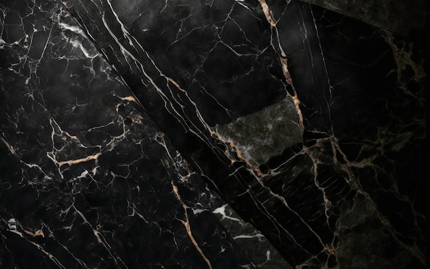 Free photo black marble texture background