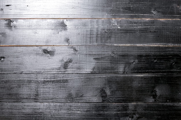 Free photo black painted wooden