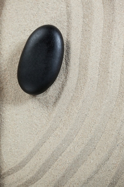 Free photo black pebble stone