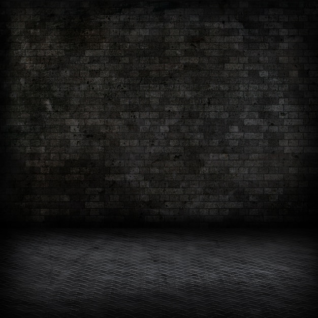 Grunge стиль изображения темного интерьер комнаты