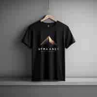 Foto gratuita una maglietta nera con sopra la scritta ultra an