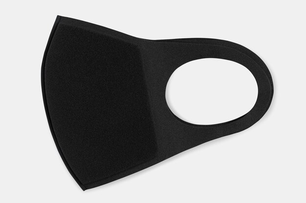 Черная мягкая маска для лица из пенополиуретана
