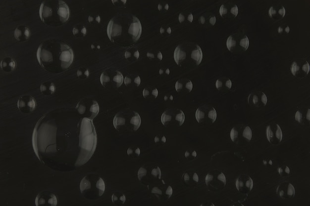 Black water drop background