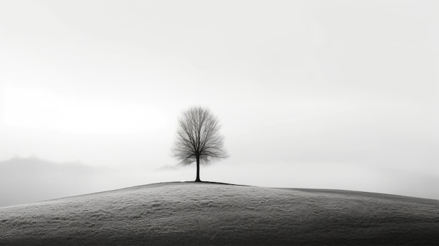 木と黒と白の背景