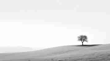 Free photo black and white background with tree