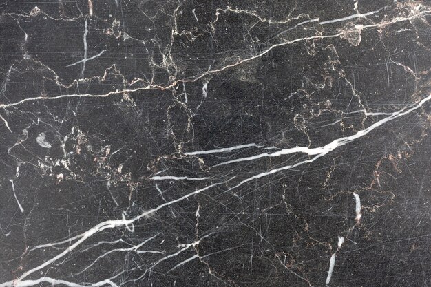 Black and white marble surface