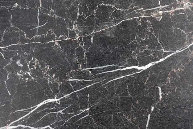 Black and white marble surface