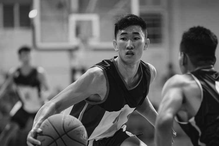 무료 Photo 올림픽 선수권 대회 에 참가 하는 운동 선수 의 흑백 초상화