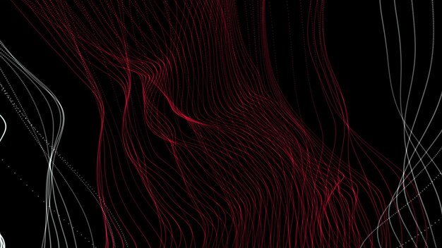 Black with red abstract background Premium Photo