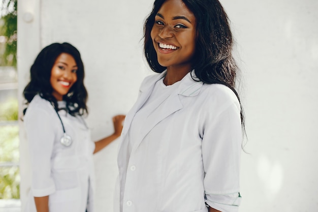 Black women with stethoscope