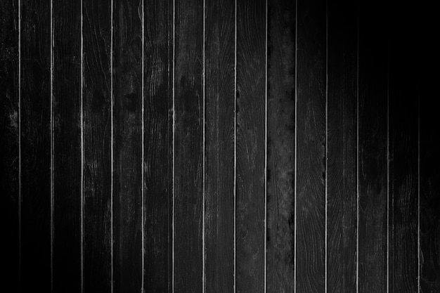 Black wooden plank textured background