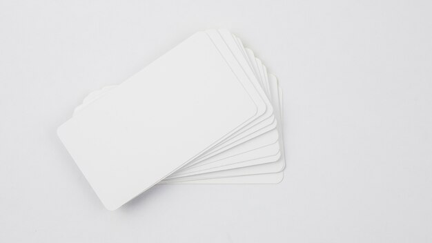 Blank business card template