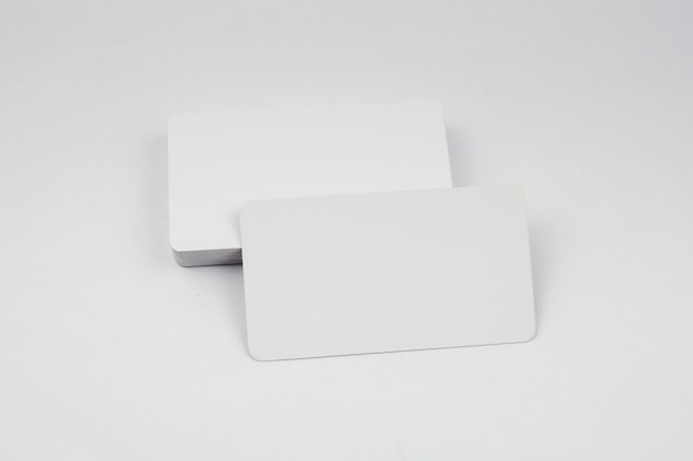 Blank business card template