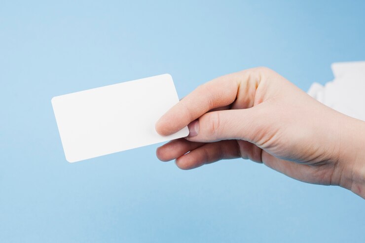Free Photo blank business card template