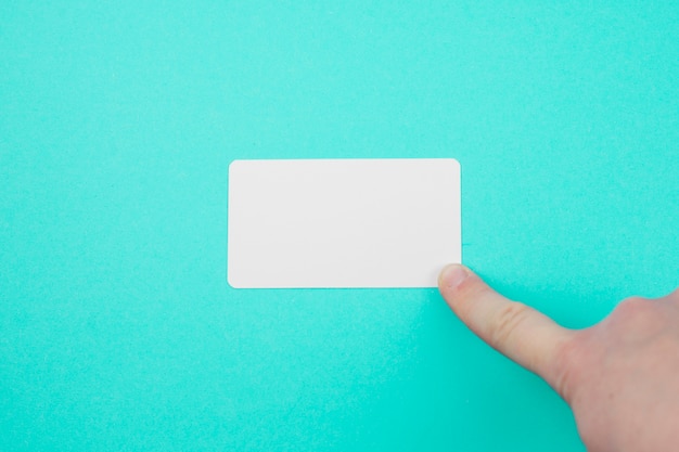 Free photo blank business card template