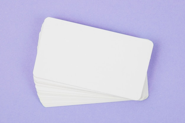 Blank business card template