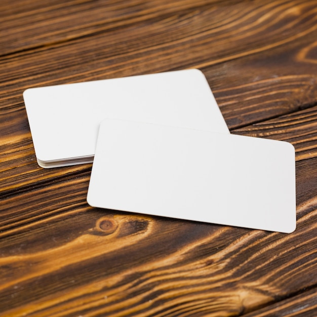 Blank business card template