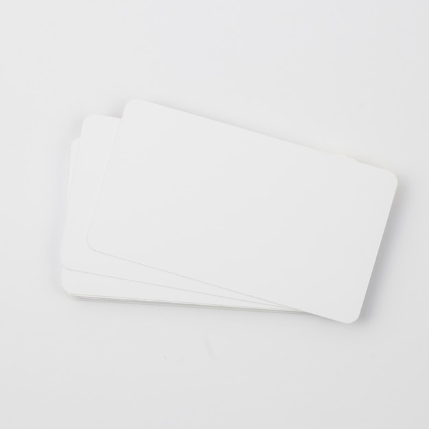 Free photo blank business card template