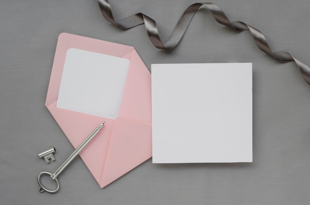 Blank card with envelope