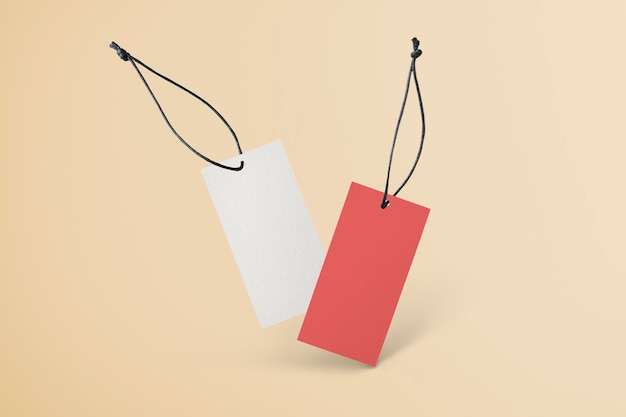 blank clothing label for fashion business