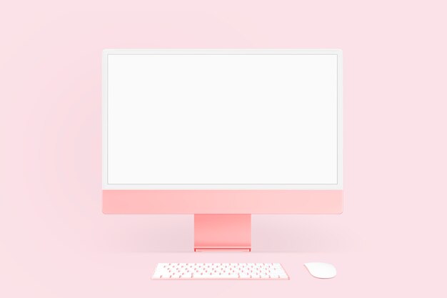 Blank computer screen