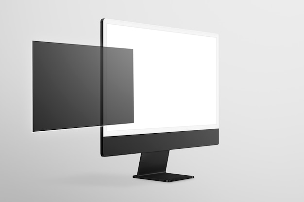 Free photo blank computer screen