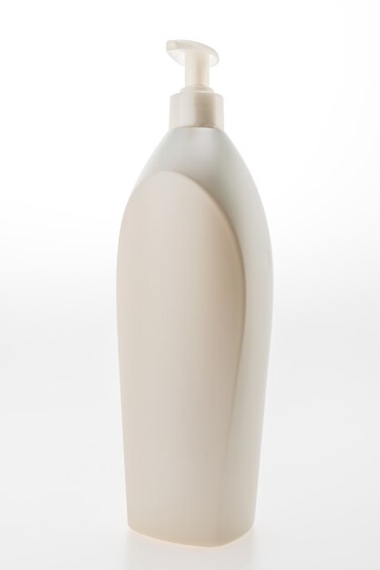 blank cosmetic and lotion bottle