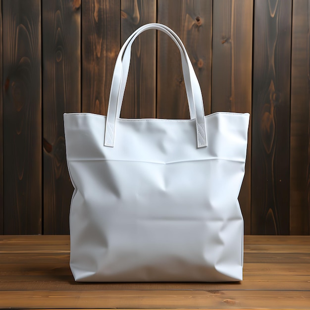 Free photo blank cotton white tote bag for design