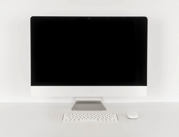 Blank Desktop Computer