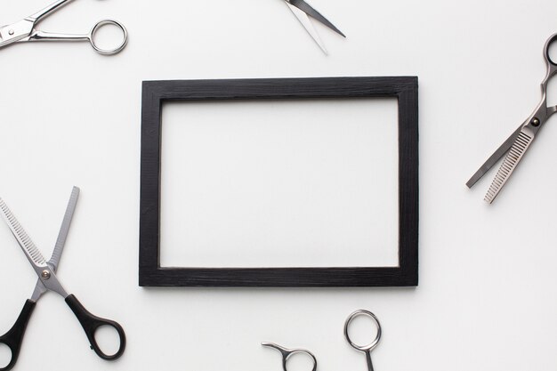 Blank frame and hairdressing equipment