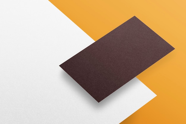 Free photo blank letterhead and business card paper stationery brand identity mockup