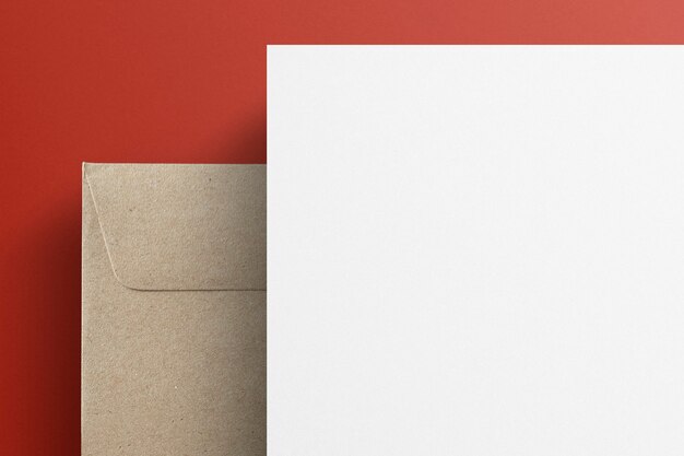 Blank letterhead for corporate identity design