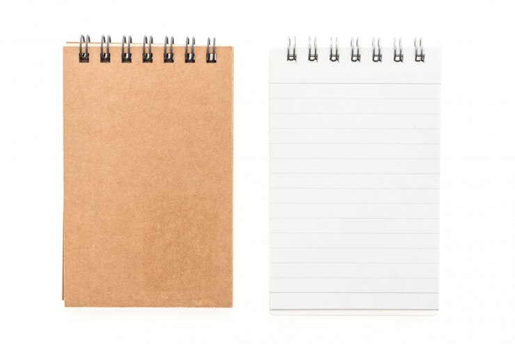 Free Photo blank mock up note book