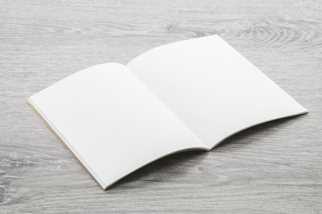 Free photo blank note book mockup